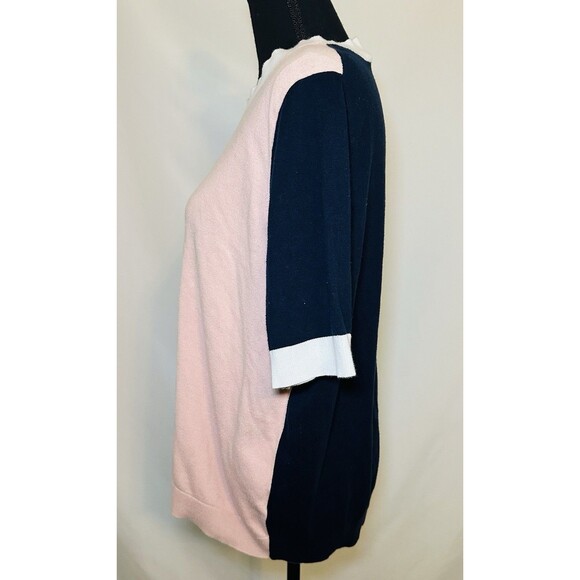 Boden Pink and Black Crew Neck Sweater - Picture 2 of 9